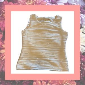 NWOT’s Calvin Klein Large Sleeveless White Blouse